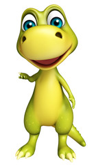 Fototapeta premium cute funny Dinosaur cartoon character