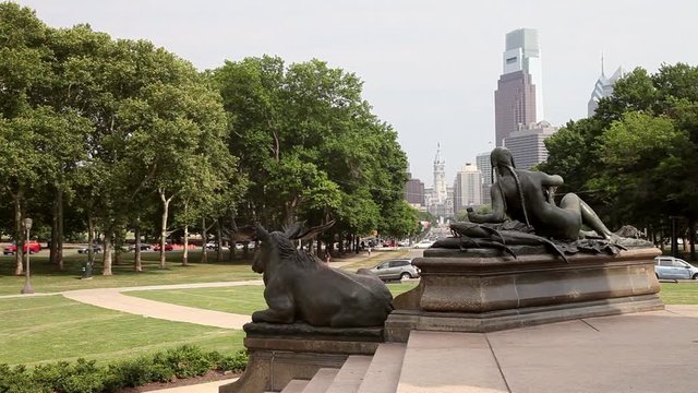 Fontana a Philadelphia, Pennsylvania, USA