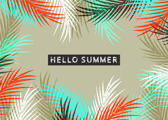 Obraz premium Summer time illustration.