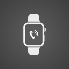 Smart watch with application icon on screen.
