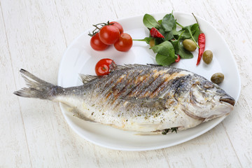 Grilled dorado