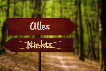 Schild 104 - Alles