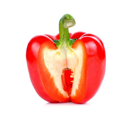red pepper isolated on white background