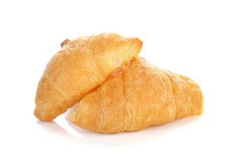 Mini Croissant isolated on white background