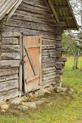 Old wooden house in a countryside