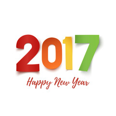 Happy New Year 2017 background template.