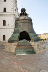 Obraz premium Царь колокол, территория Московского Кремля. Россия. The Tsar bell, Moscow Kremlin's territory. Russia. 