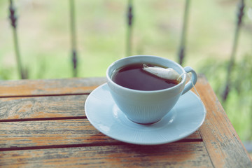 tea cup and Effects style vintage.