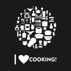 Cook  card design template