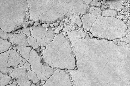 cracked concrete background