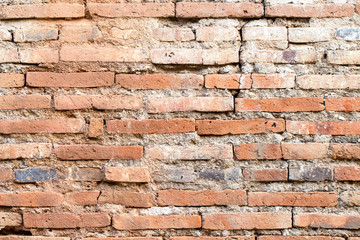 Moldy brick wall background