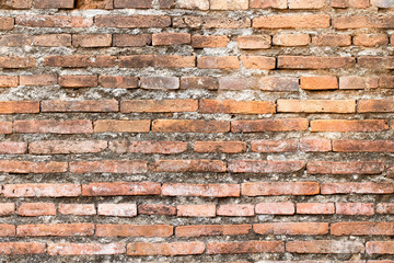 Moldy brick wall background