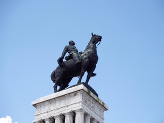 Fototapeta na wymiar Statue General Máximo Gómes