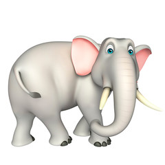 cute  Elephant funny cartoon character