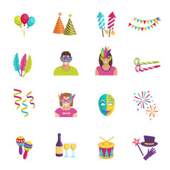 Carnival Icon Flat