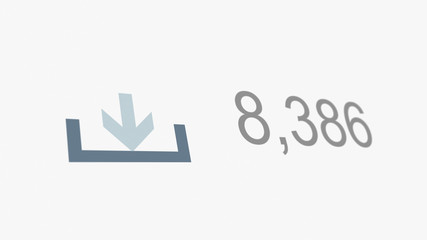 Downloading Counter of Popular Online Content