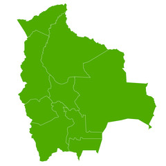 ボリビア　地図　国　アイコン