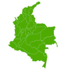 コロンビア　地図　国　アイコン