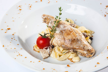 Italian Pasta with duck leg