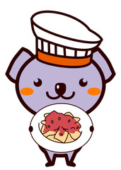 イタリア料理と動物シリーズ