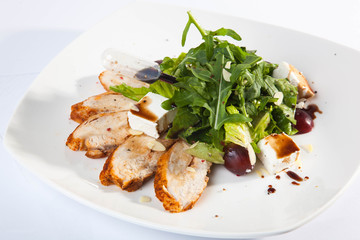 Salad with Turkey and greens