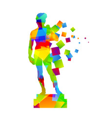 fantasia, frammenti, colori, positivo,  © xyz+