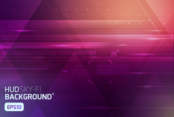 Cosmic shining abstract background