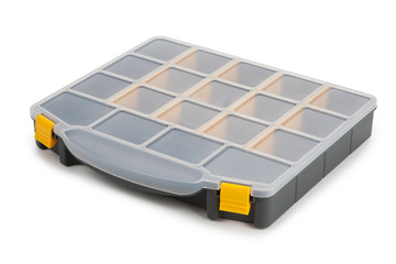 Plastic box tool isolated