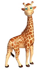 Fototapeta premium cute Giraffe cartoon character