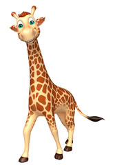 walking Giraffe cartoon character