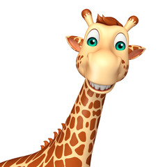cute Giraffe cartoon character