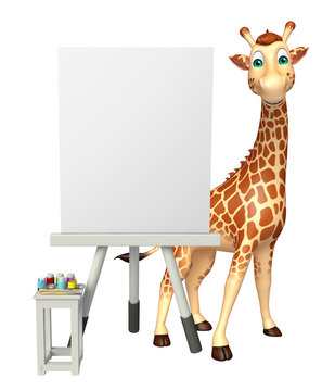 fun Giraffe cartoon character