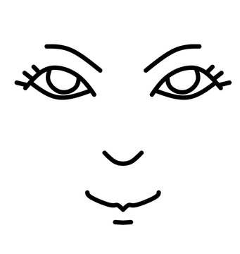 drawing face