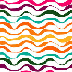 Seamless colorful striped background.