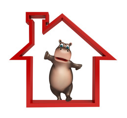 Hippo cartoon character