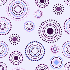 Fototapeta premium Seamless circle pattern. Vector illustration
