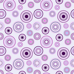 Fototapeta premium Seamless circle pattern. Vector illustration