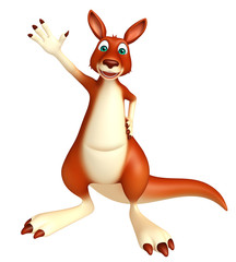 Fototapeta na wymiar cute Kangaroo cartoon character