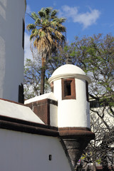 Eckturm am Fortaleza de Sao Lourenco in Funchal auf Madeira