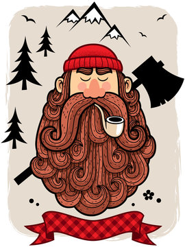 Lumberjack / Illustration Of Lumberjack.