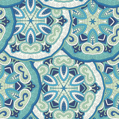 Seamless pattern. Vintage decorative elements. Hand drawn background.