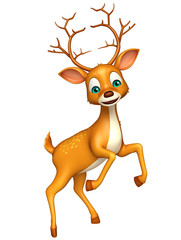 cute Deer funny cartoon character
