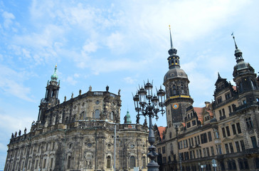 Fototapeta na wymiar Dresden Architektur Altstadt
