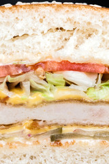 Fresh tasty hamburger