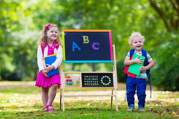 Children happy to be back to school