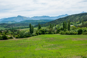 Fototapeta premium paysage des Hautes Alpes - France