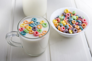 milk and cereals
