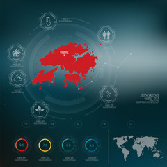 HONGKONG map infographic