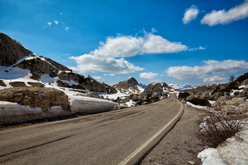 A road in the Dolomites