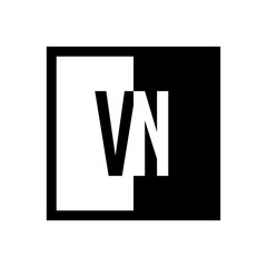 initial square half logo